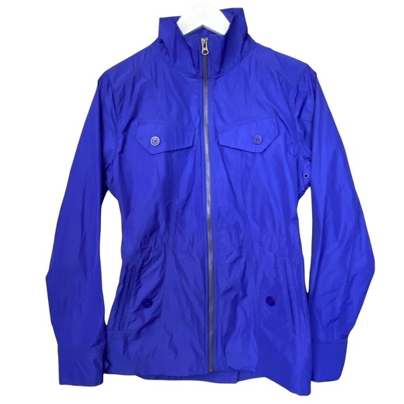 L.L. BEAN Windbreaker Jacket Womens XS Blue Lightweight Coat Anorak - Picture 5 of 11